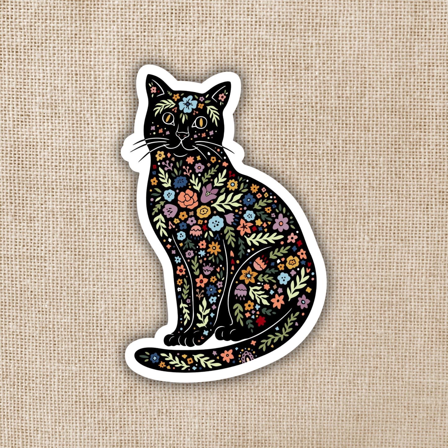 Kingdom of Threads - Magic Boho Cat Sticker