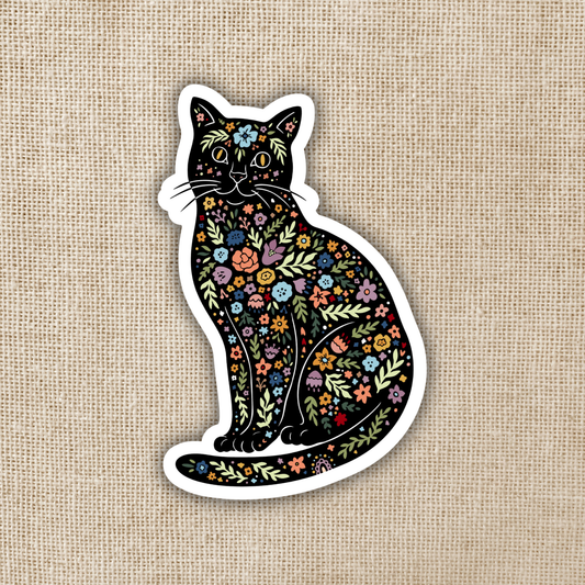 Kingdom of Threads - Magic Boho Cat Sticker