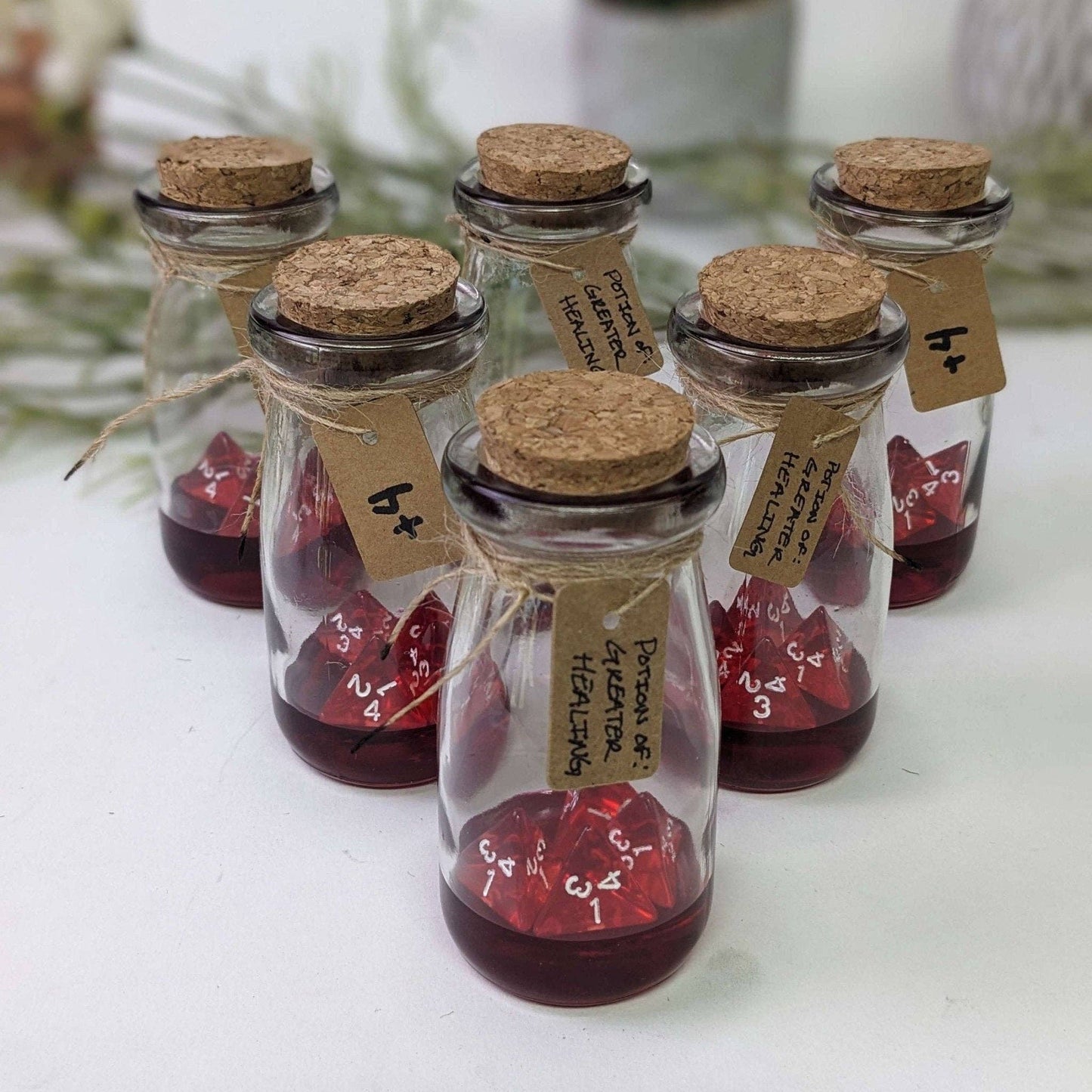 EBONWOOD - D&D healing potions - DnD Gift - DnD Prop - Healing Potion - TTRPG Gift - Dungeons and Dragons Healing Potions - Variety Pack