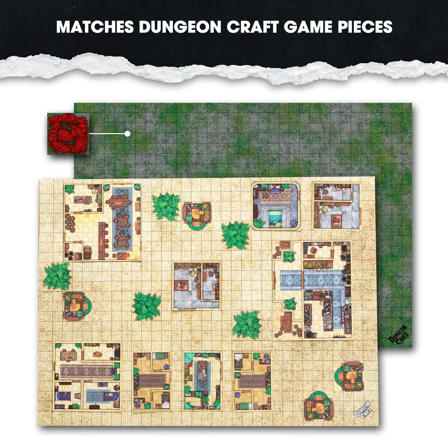 1985 Games - BattleMap: Jungle City