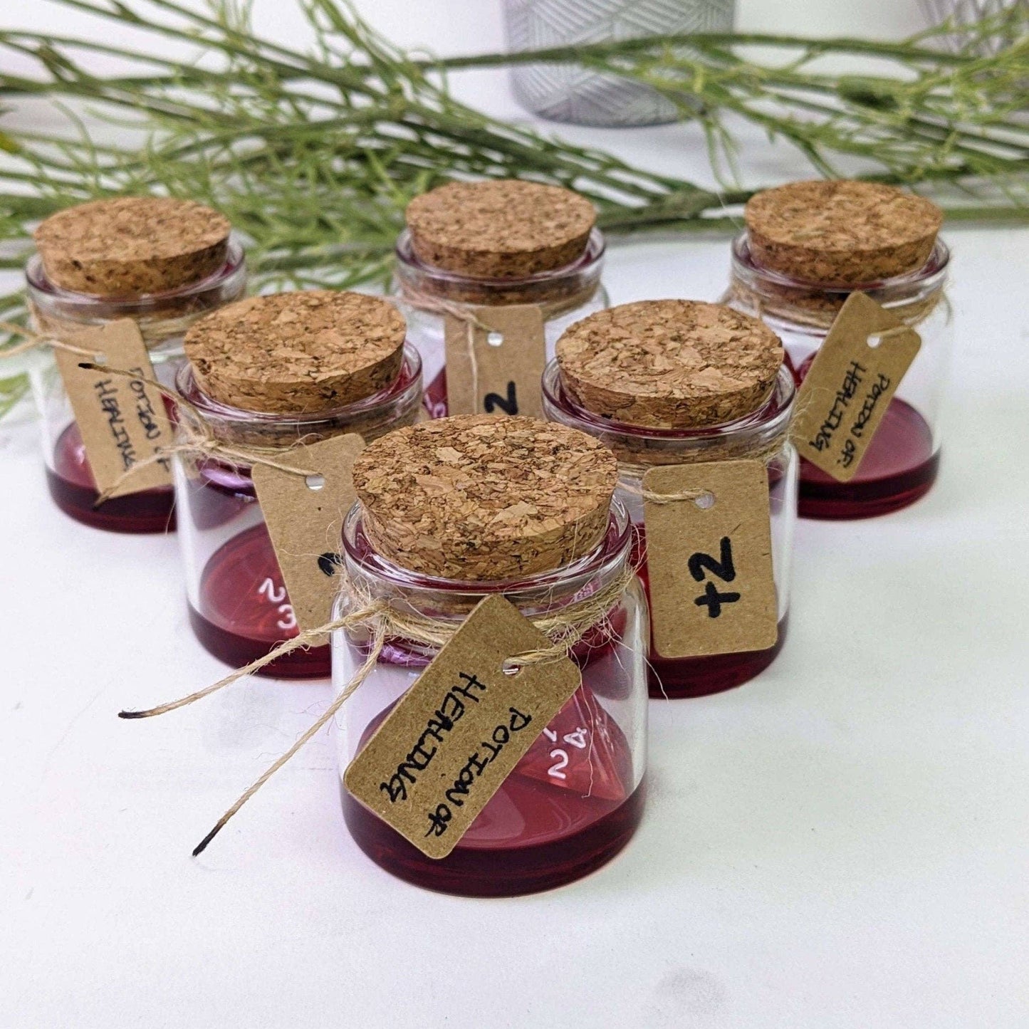 EBONWOOD - D&D healing potions - DnD Gift - DnD Prop - Healing Potion - TTRPG Gift - Dungeons and Dragons Healing Potions - Variety Pack