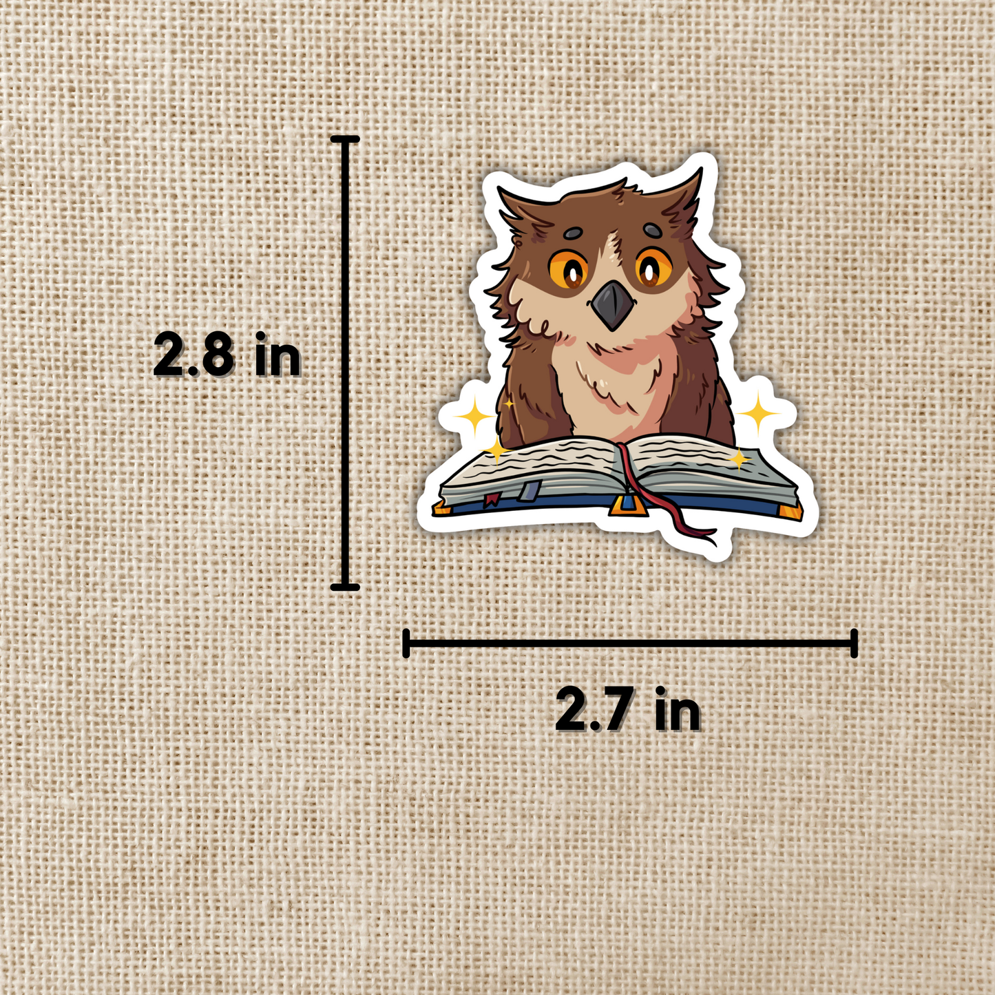 Kingdom of Threads - Owlbear Reading Sticker