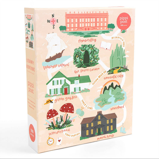 Pippi Post - Literary Locations - 500 Piece Jigsaw Puzzle