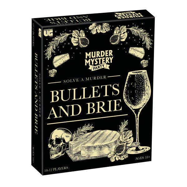 University Games - Murder Mystery Party: Bullets & Brie