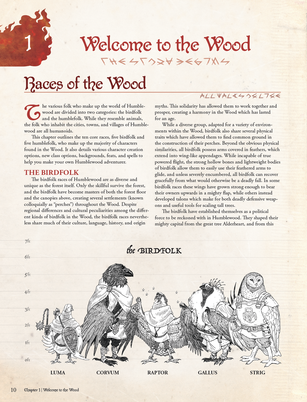 Hit Point Press - Humblewood Campaign Setting - 5e D&D (Hardcover)