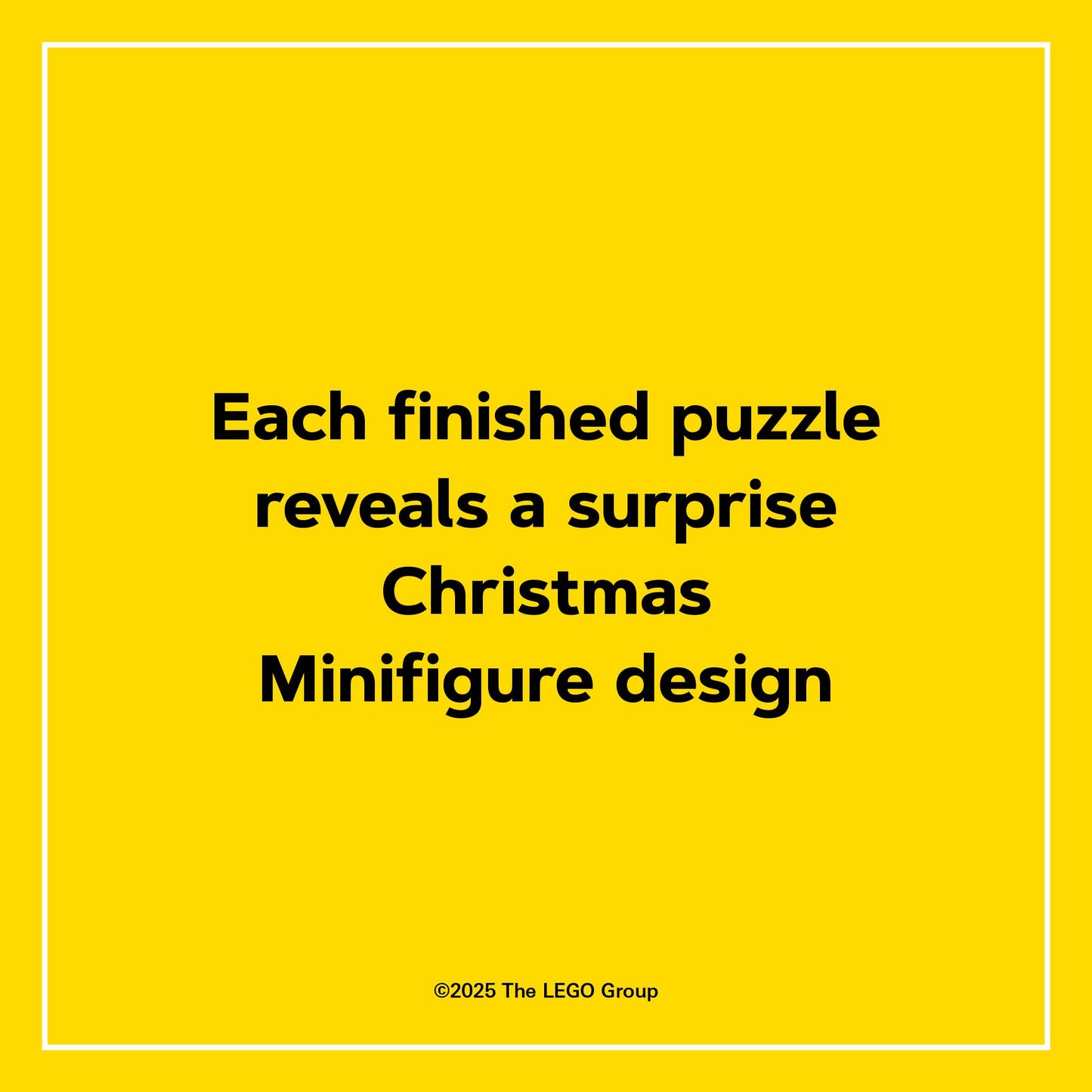 Chronicle Books - LEGO Mystery Minifigure Mini Puzzle (Christmas Edition) 12-Copy CDU