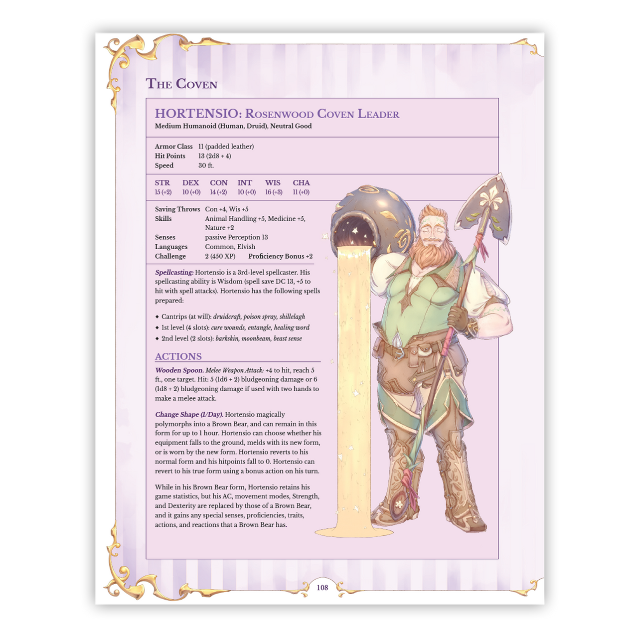 Hit Point Press - Hexbound: A Witchy Supplement - 5e D&D (Deluxe Hardcover)