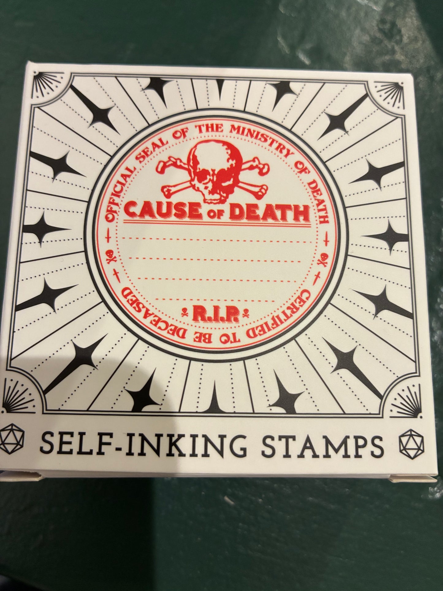 Cause of Death Stamp
