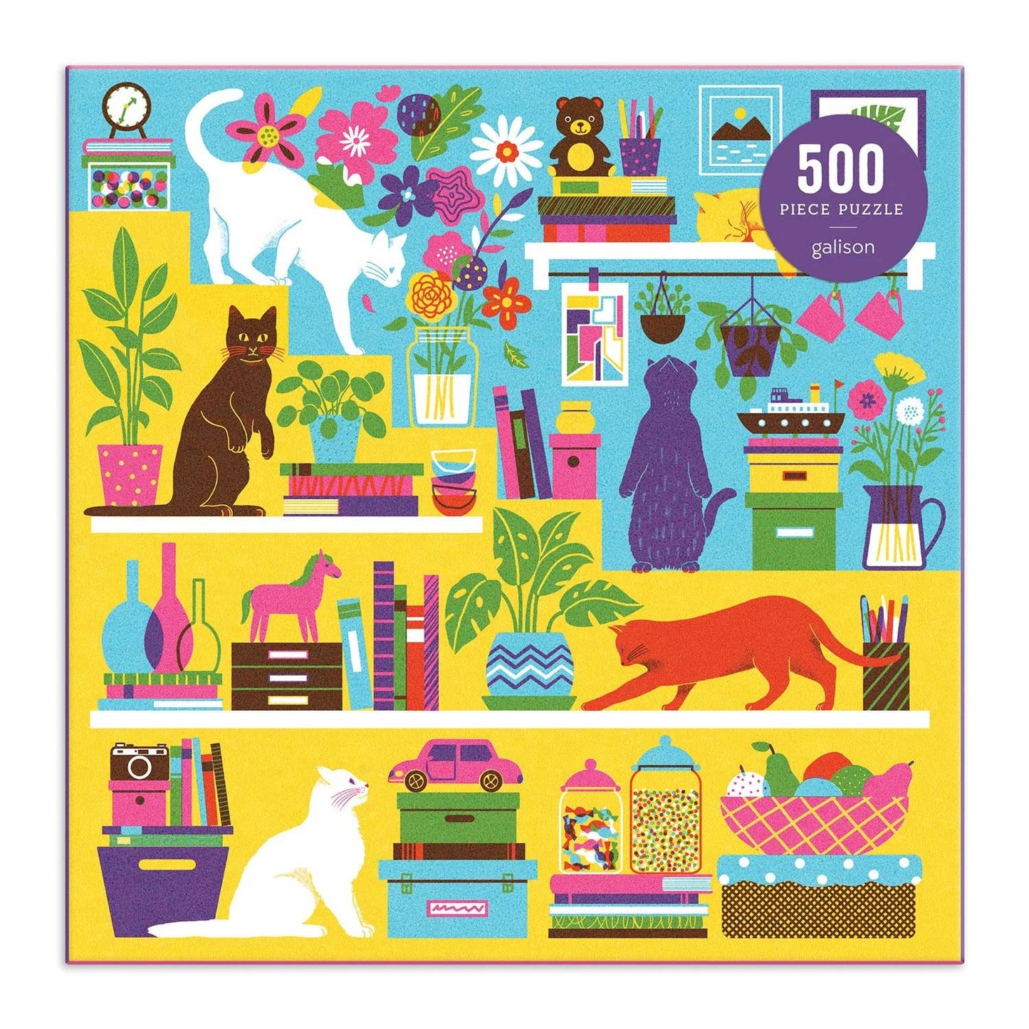 Curious Cats 500 Piece Puzzle