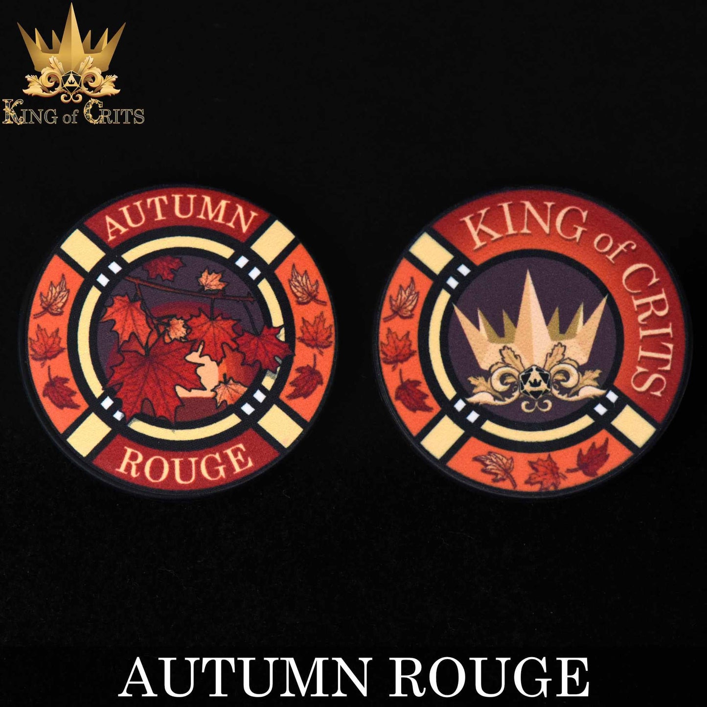 DNDDICE.COM - Autumn Rouge - 11 Dice Set