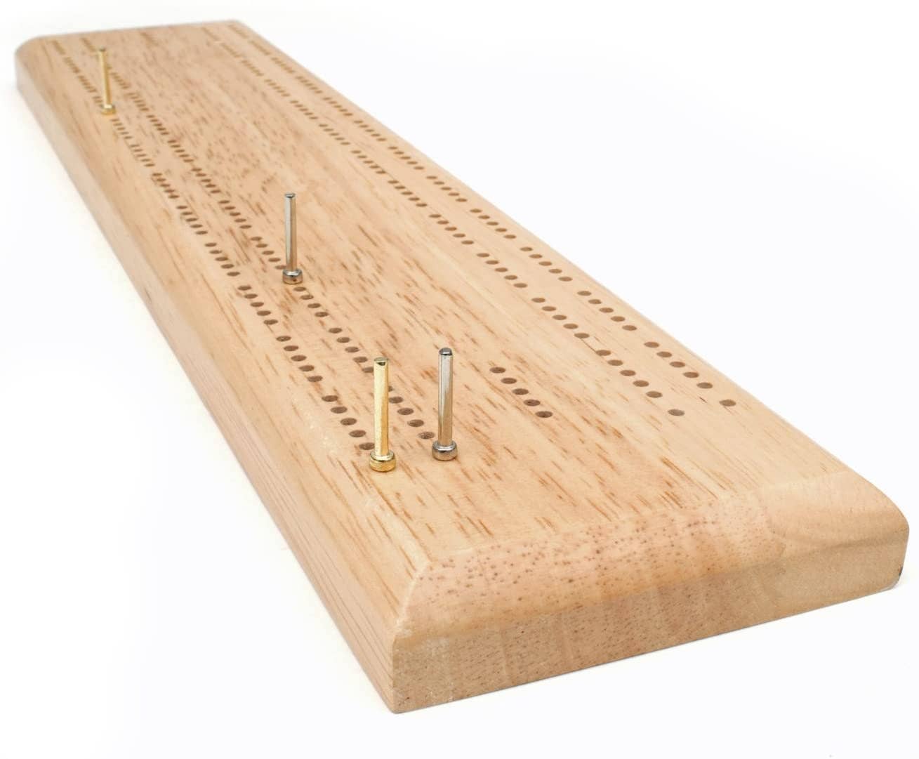 Competition Cribbage Set - Solid Oak 2 Track