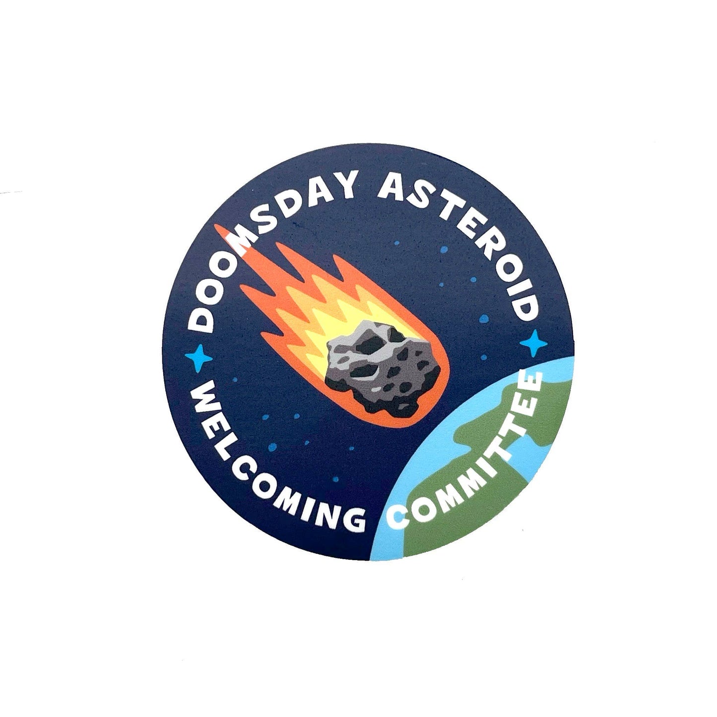 Monsterologist - Doomsday Asteroid Welcoming Committee sticker