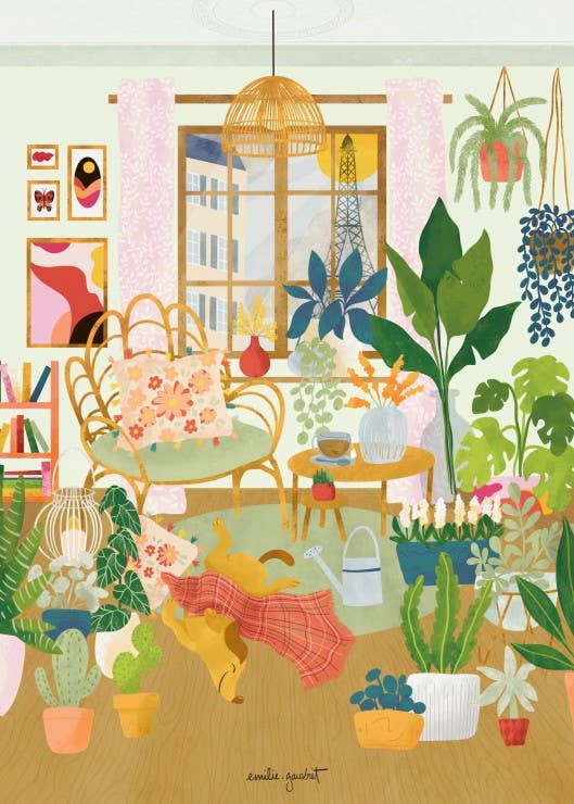 Pieces & Peace - 500 Piece Puzzle - Cozy Interior