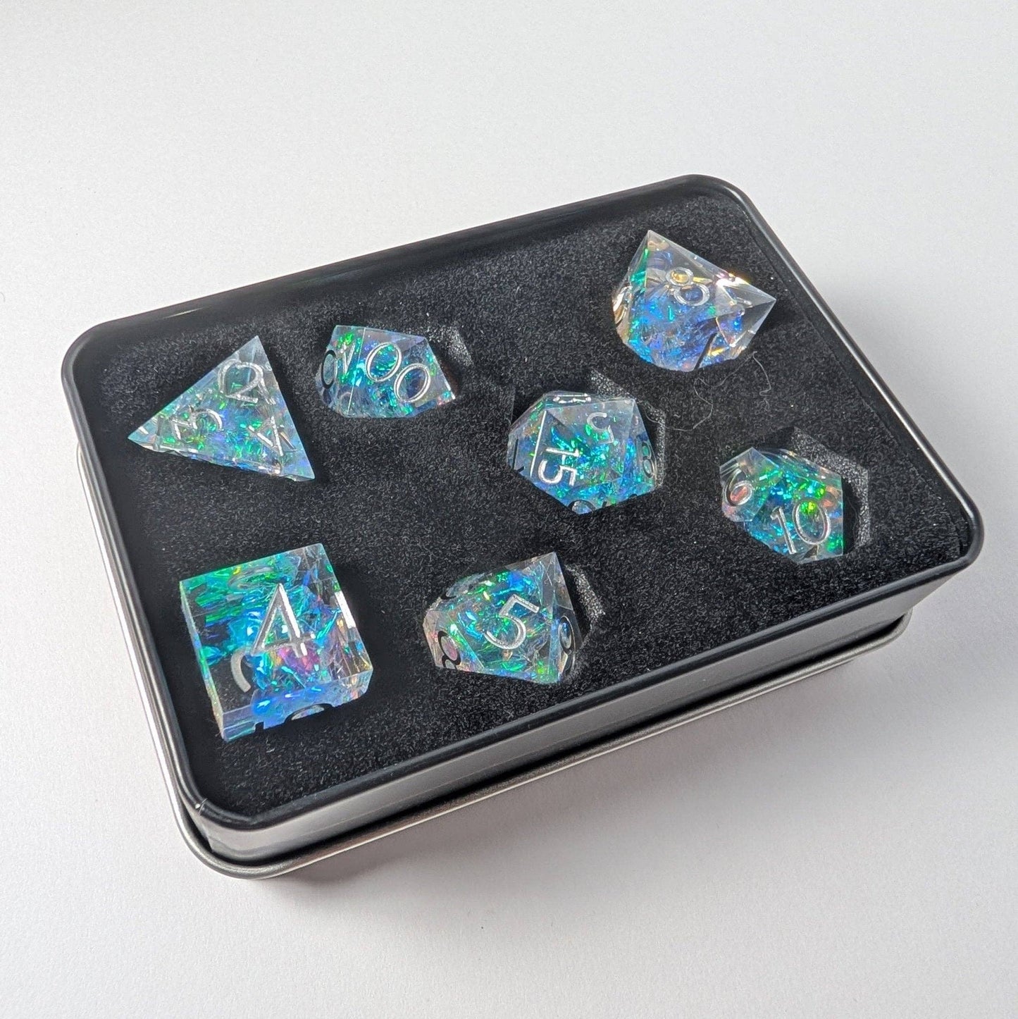 EBONWOOD - Sylvan Aurora 7-Piece Polyhedral Dice Set