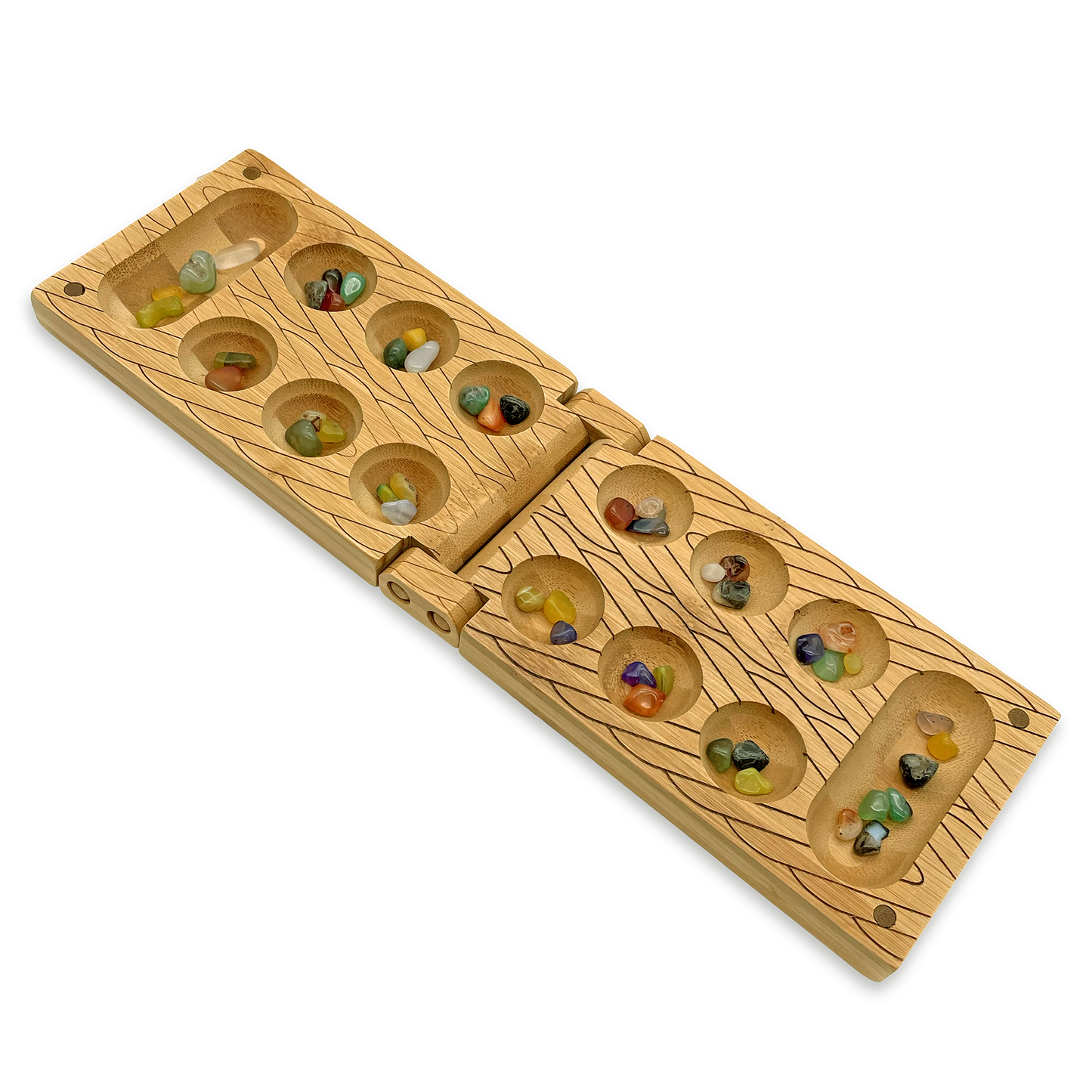 Project Genius - Travel Bamboo Mancala Game