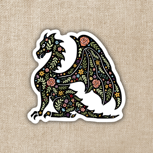 Kingdom of Threads - Magic Boho Dragon Sticker