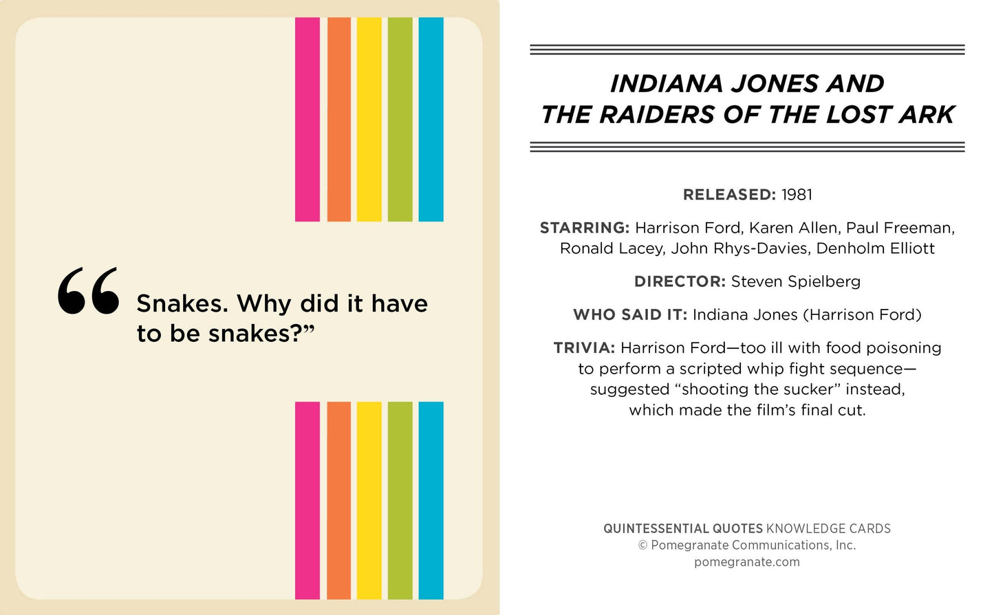 Pomegranate - Quintessential Quotes: A Quiz Deck on Movies of the ’80s, ’90s & 2000s