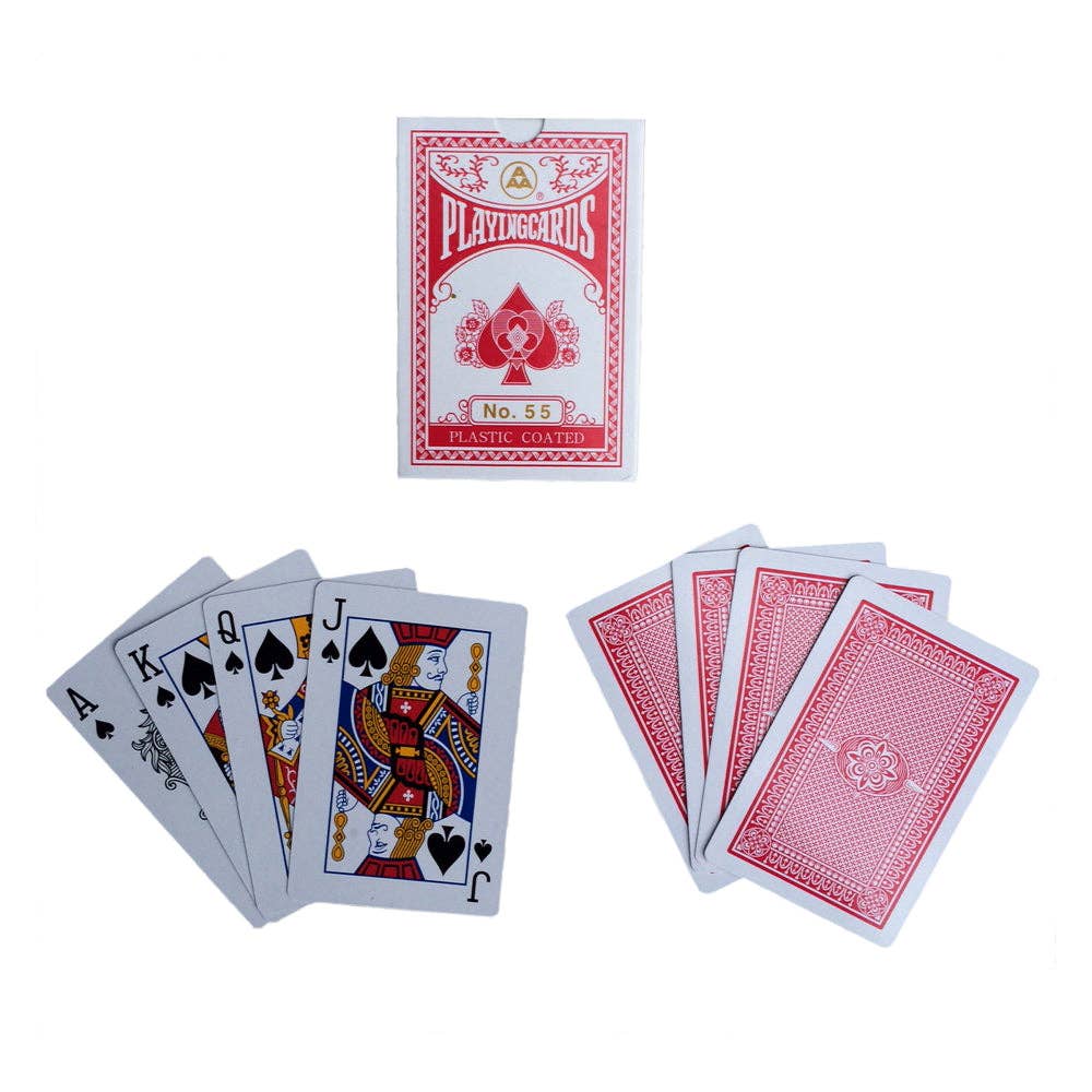Mini Travel Cribbage Set - Nautical Print - Wood, 2 Track