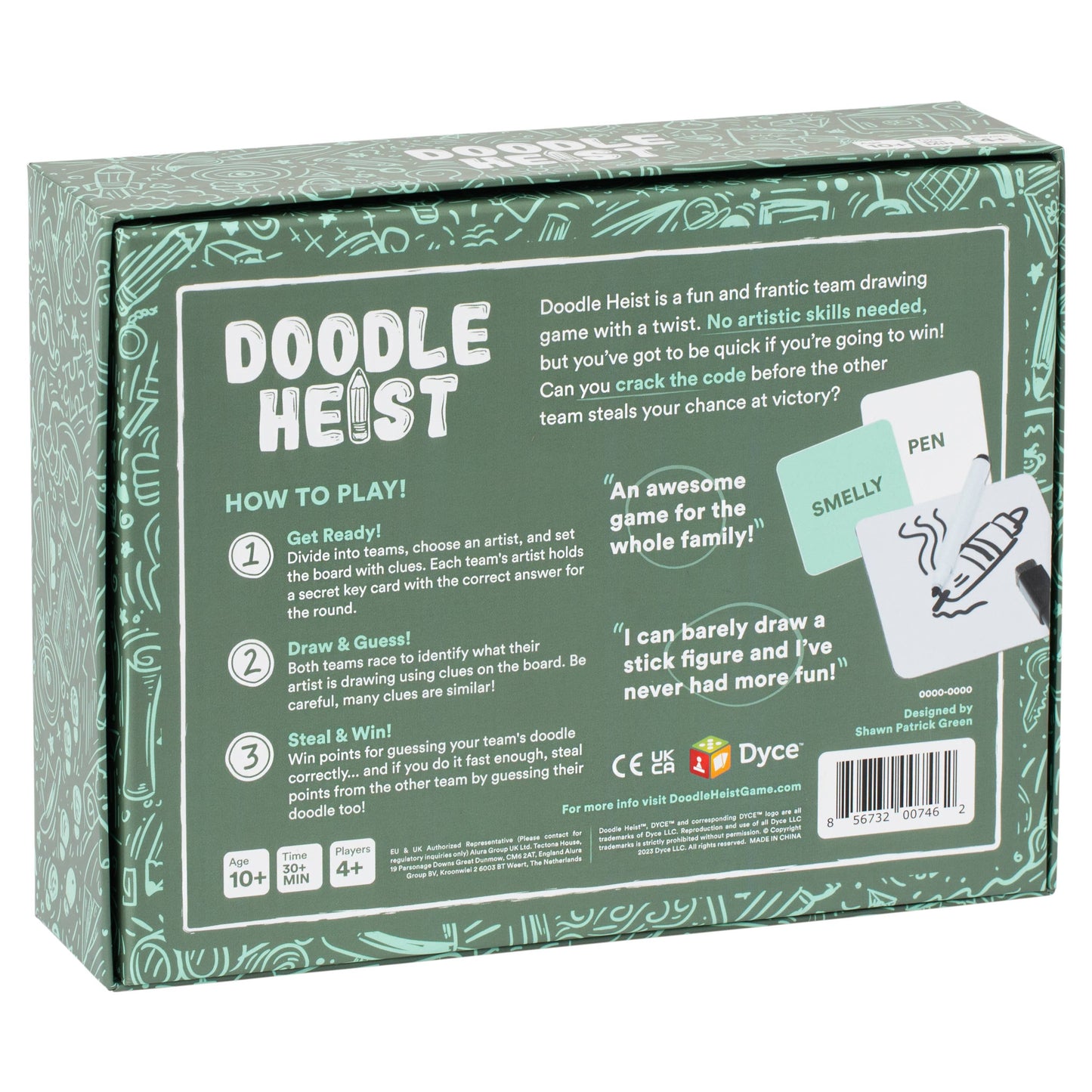 Dyce Games - DOODLE HEIST: The Quick Drawing Family Party Game