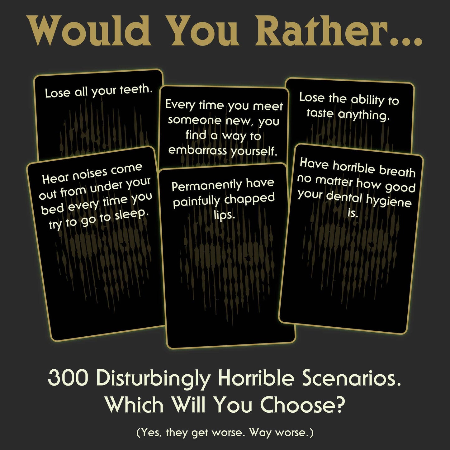 Zombie Ghost Games - I Choose Death Would-You-Rather Card Game (Glow-in-the-Dark)
