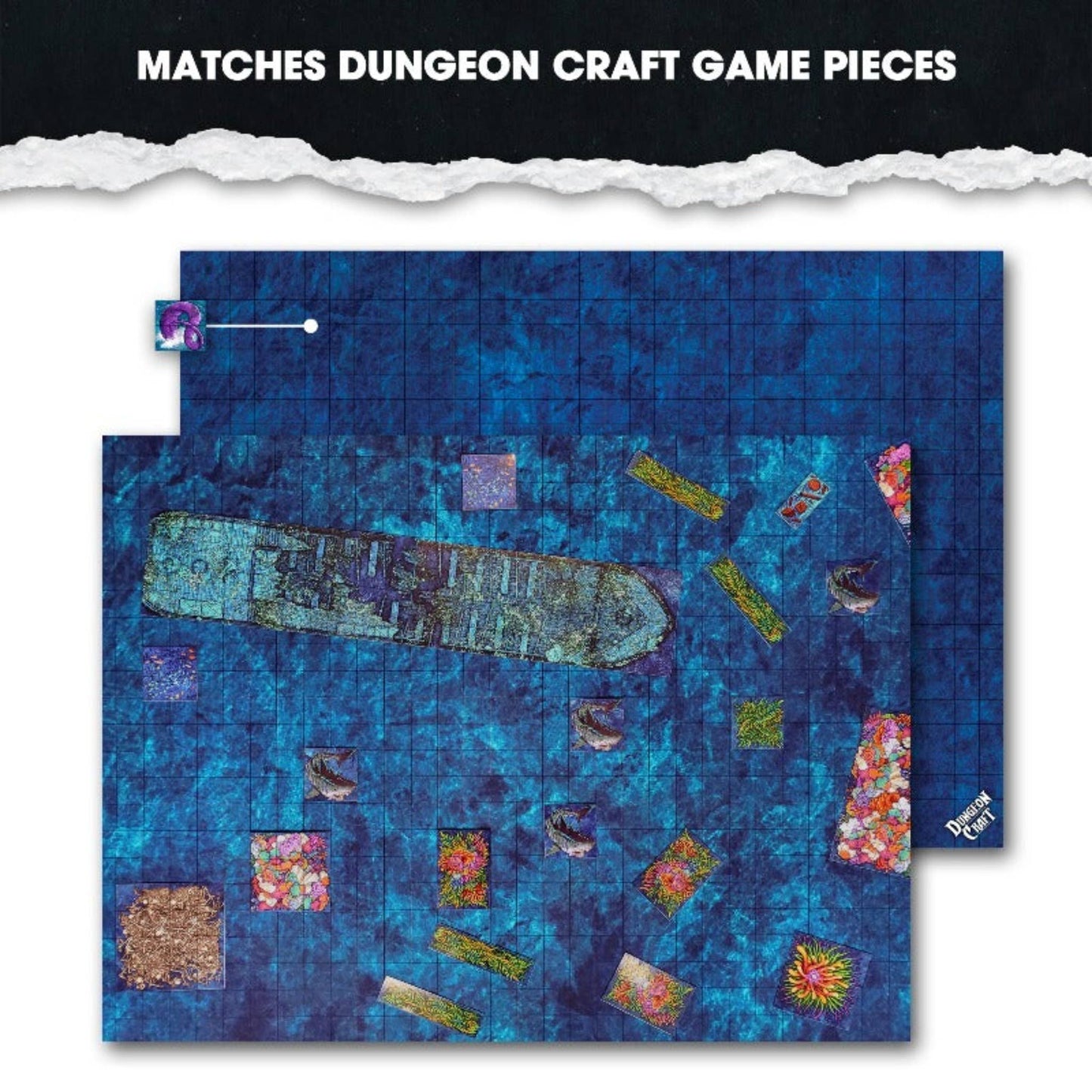 1985 Games - BattleMap: Ocean RPG battle map for DnD