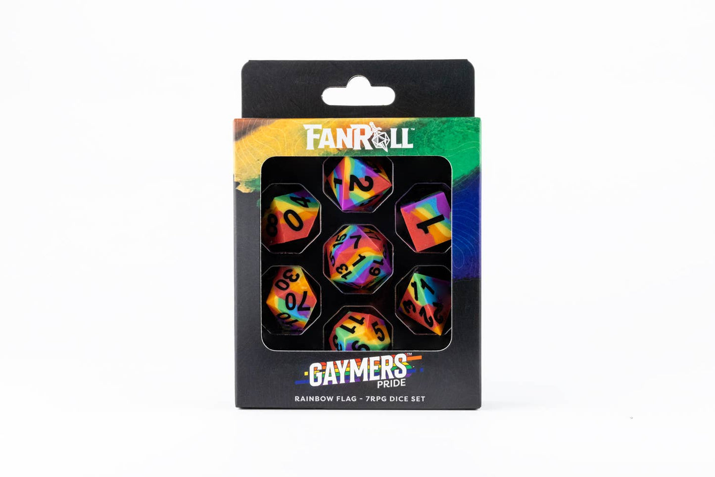 FanRoll by Metallic Dice Games - PRIDE Silicone Dice