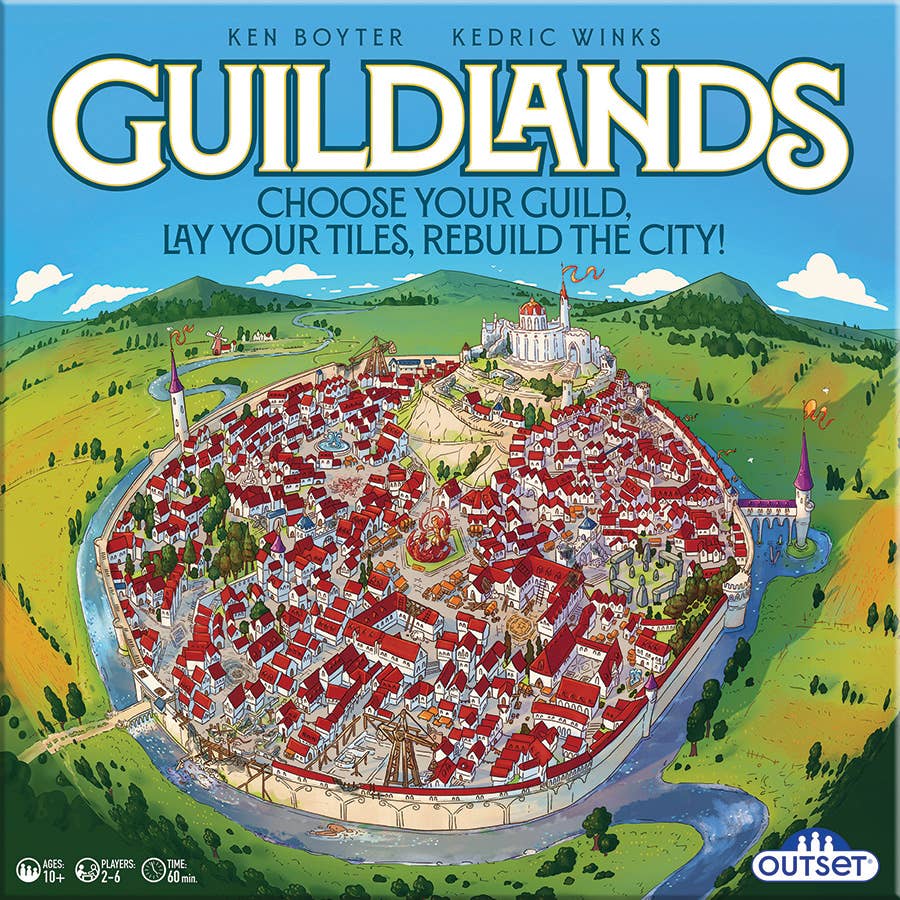 Outset Games and Cobble Hill Puzzles - Guildlands Board Game