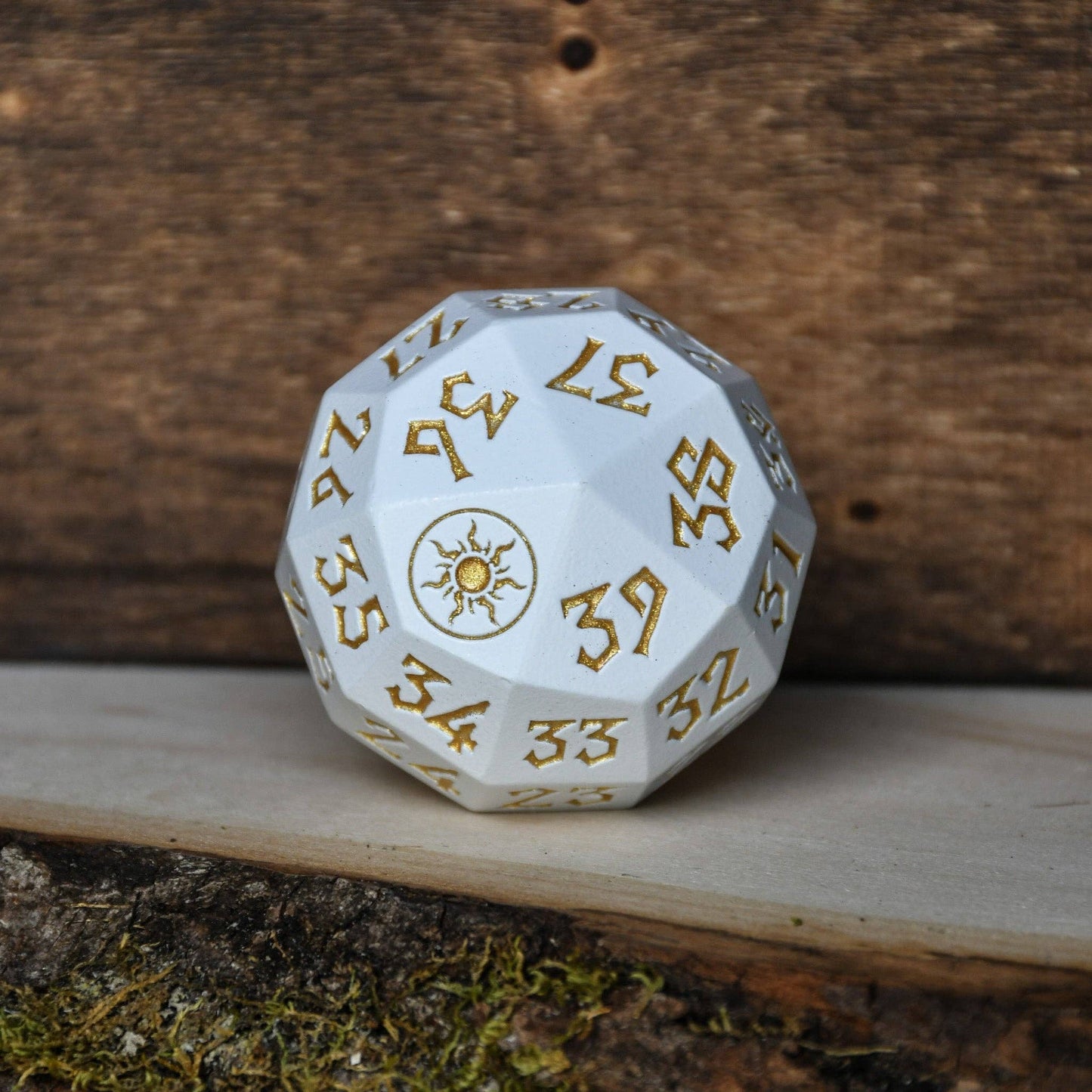 Misty Mountain Gaming - Plains Mana Spindown Metal D40