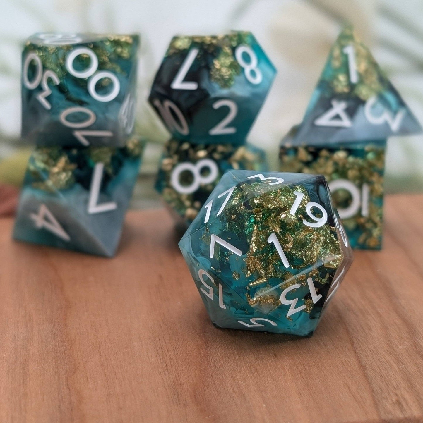 EBONWOOD - Deathmire 7-Piece Polyhedral Dice Set