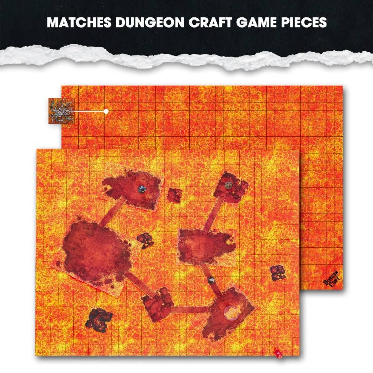 1985 Games - BattleMap: Hell RPG battle map for DnD