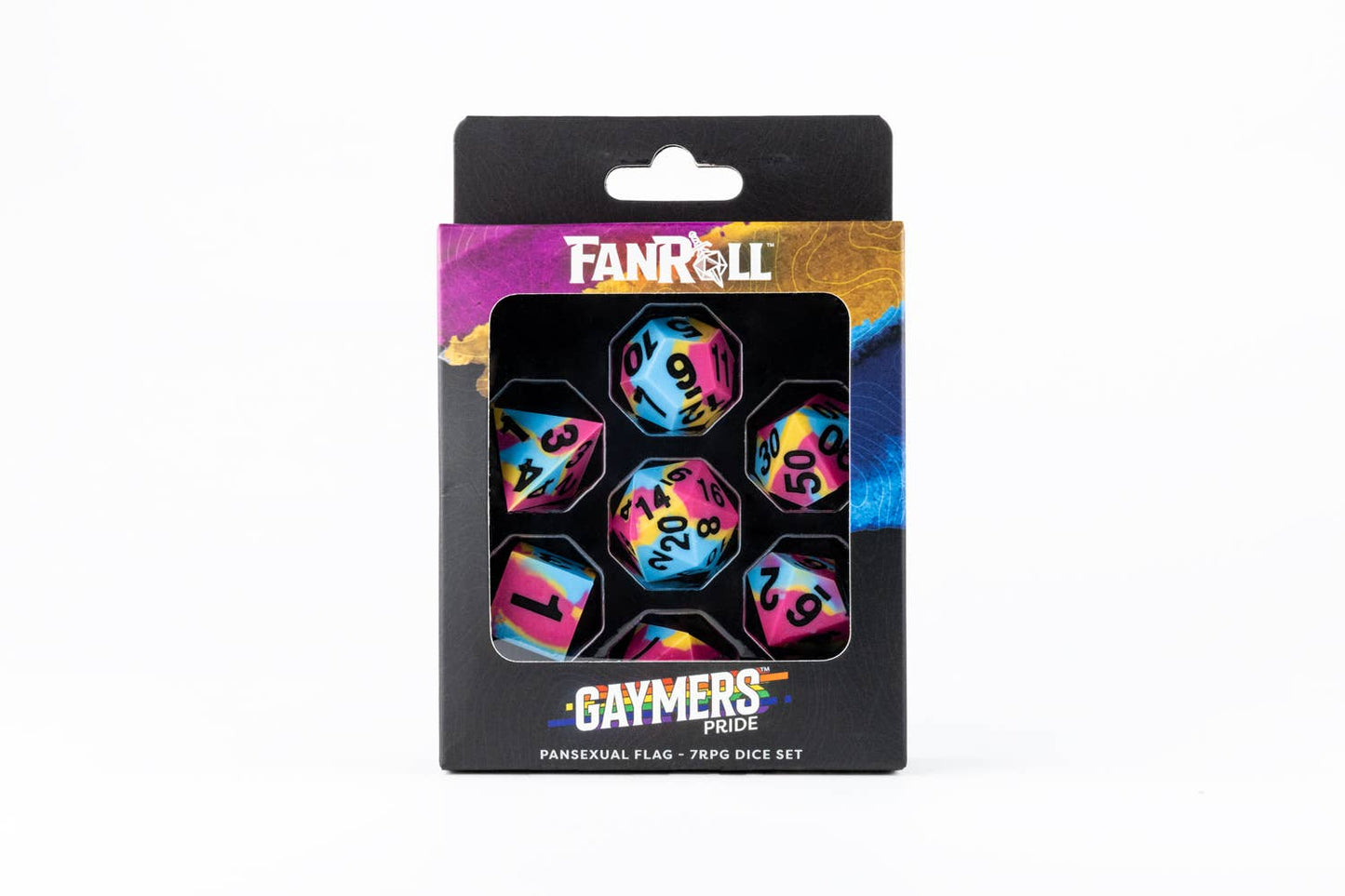 FanRoll by Metallic Dice Games - PRIDE Silicone Dice