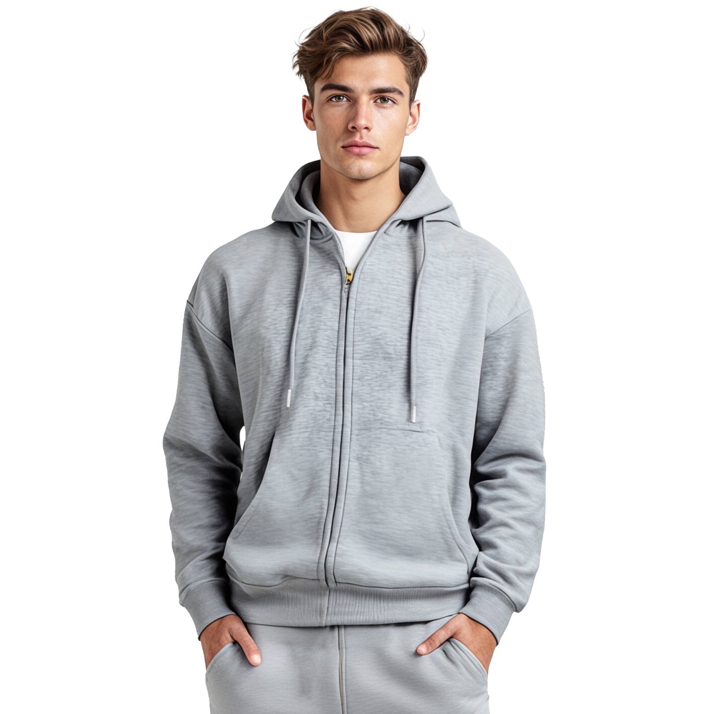 Galaxy By Harvic - Men's Sherpa-Lined Full Zip Hoodie (Sizes, S to 3XL)