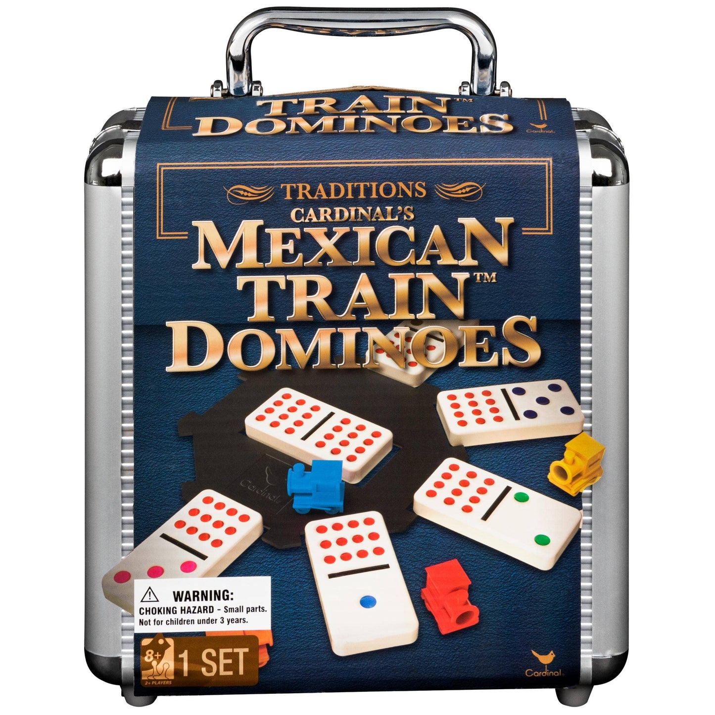 Mexican Train Dominoes W/Case