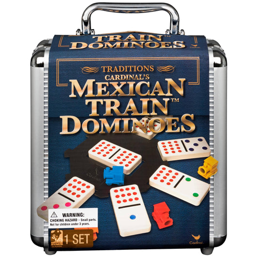 Mexican Train Dominoes W/Case
