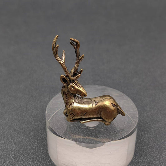 Mio Queena - Brass Elk Deer Desktop Ornaments Decoration