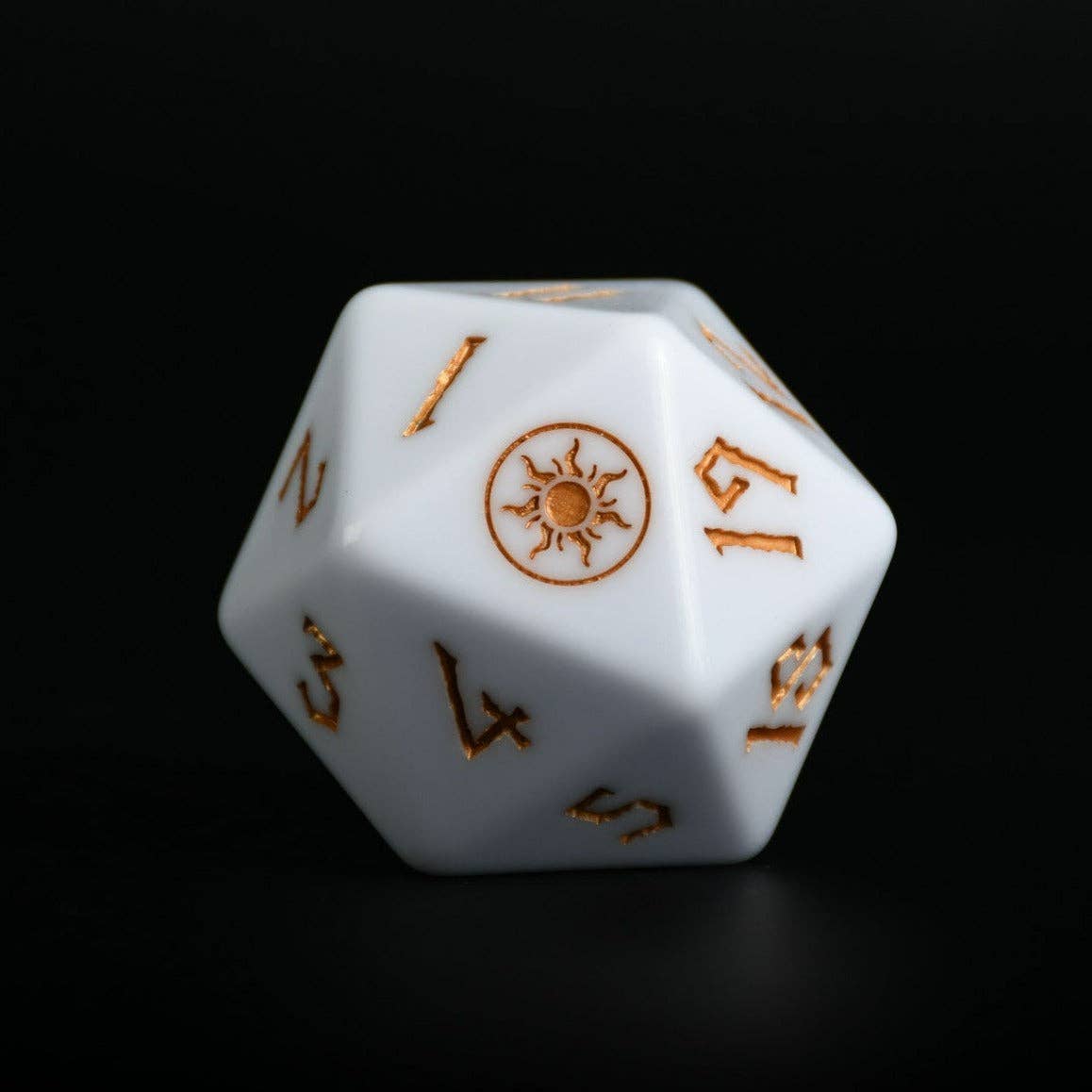 Misty Mountain Gaming - Plains Mana Spindown Acrylic D20