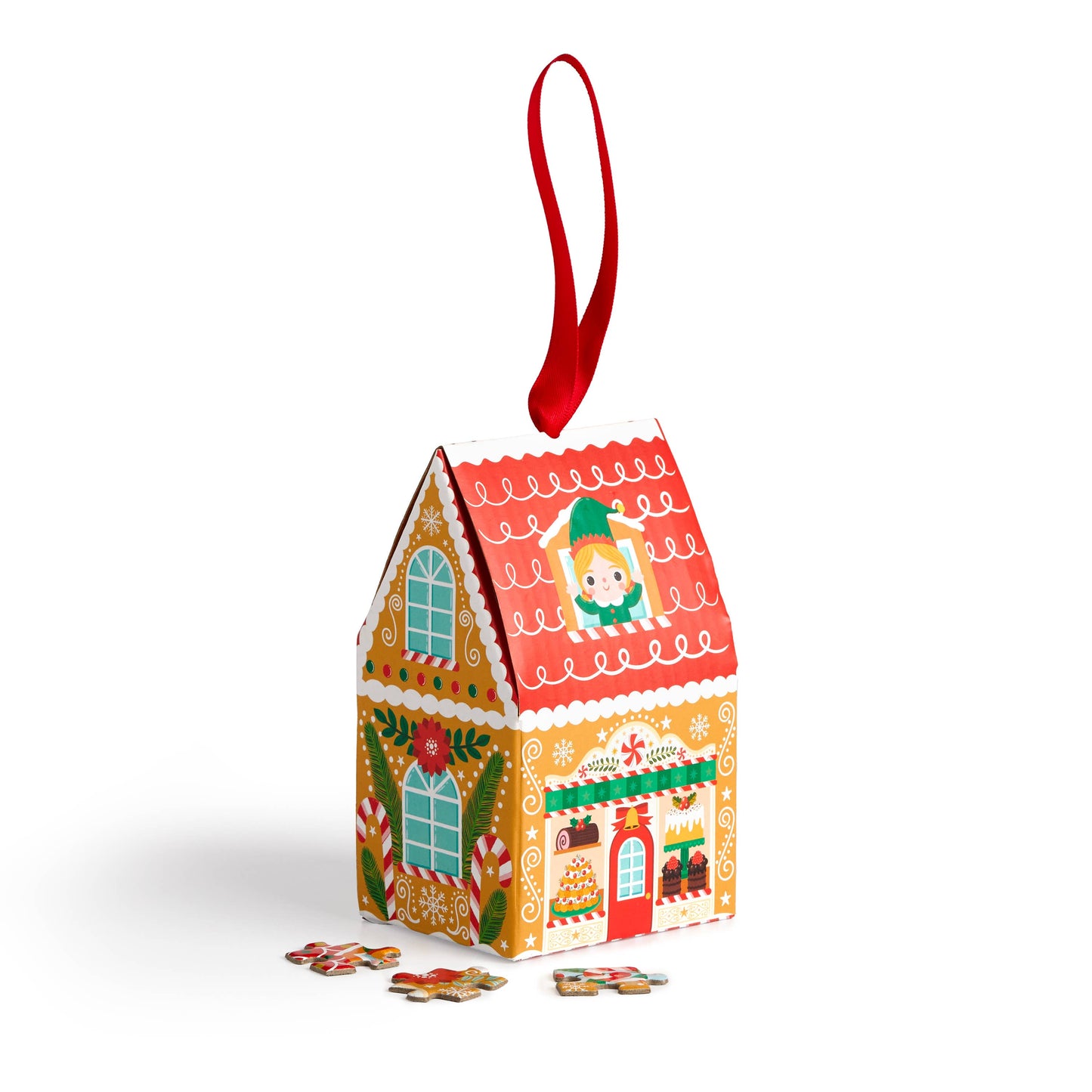 Chronicle Books - Santa's Bakery 48 Piece Mini Puzzle Ornament