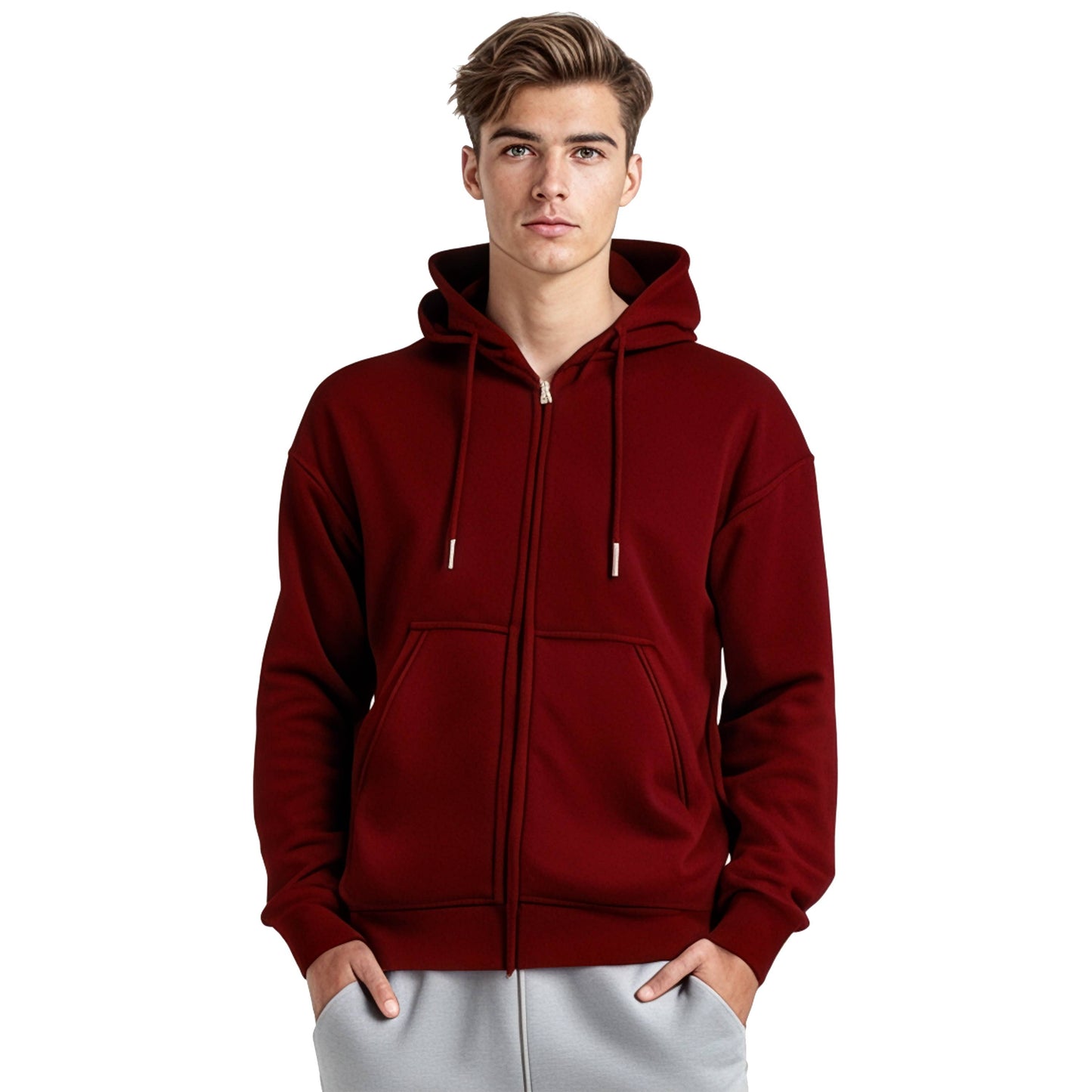 Galaxy By Harvic - Men's Sherpa-Lined Full Zip Hoodie (Sizes, S to 3XL)