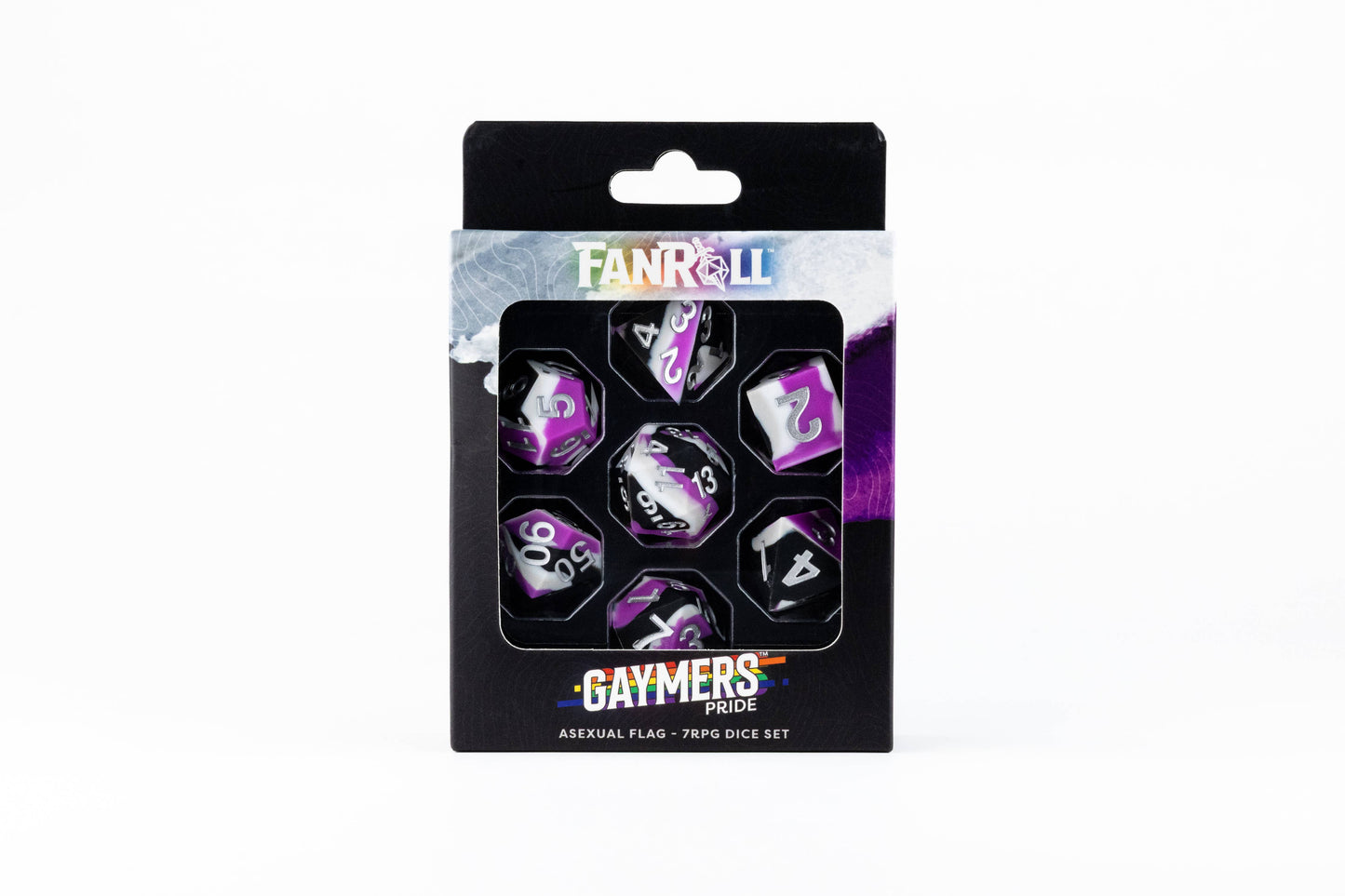 FanRoll by Metallic Dice Games - PRIDE Silicone Dice
