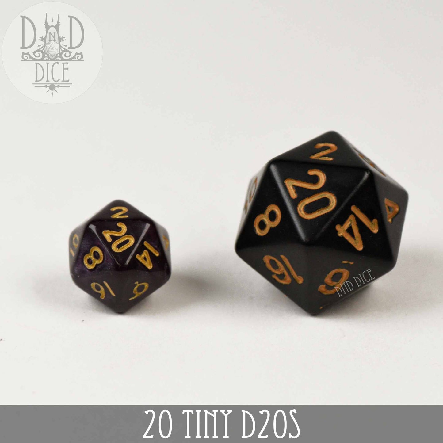 DNDDICE.COM - 20 Tiny D20's