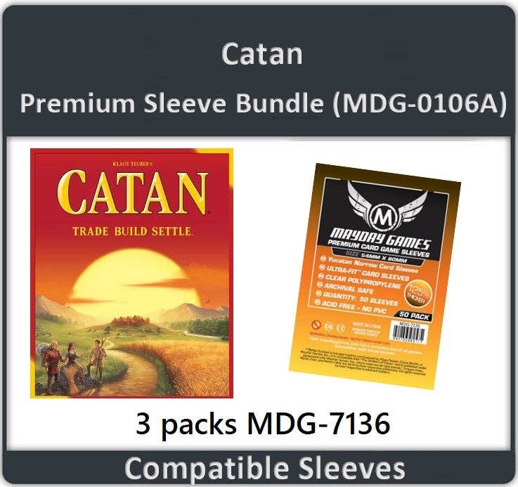 Mayday Games - "Catan Compatible" Card Sleeve Bundle