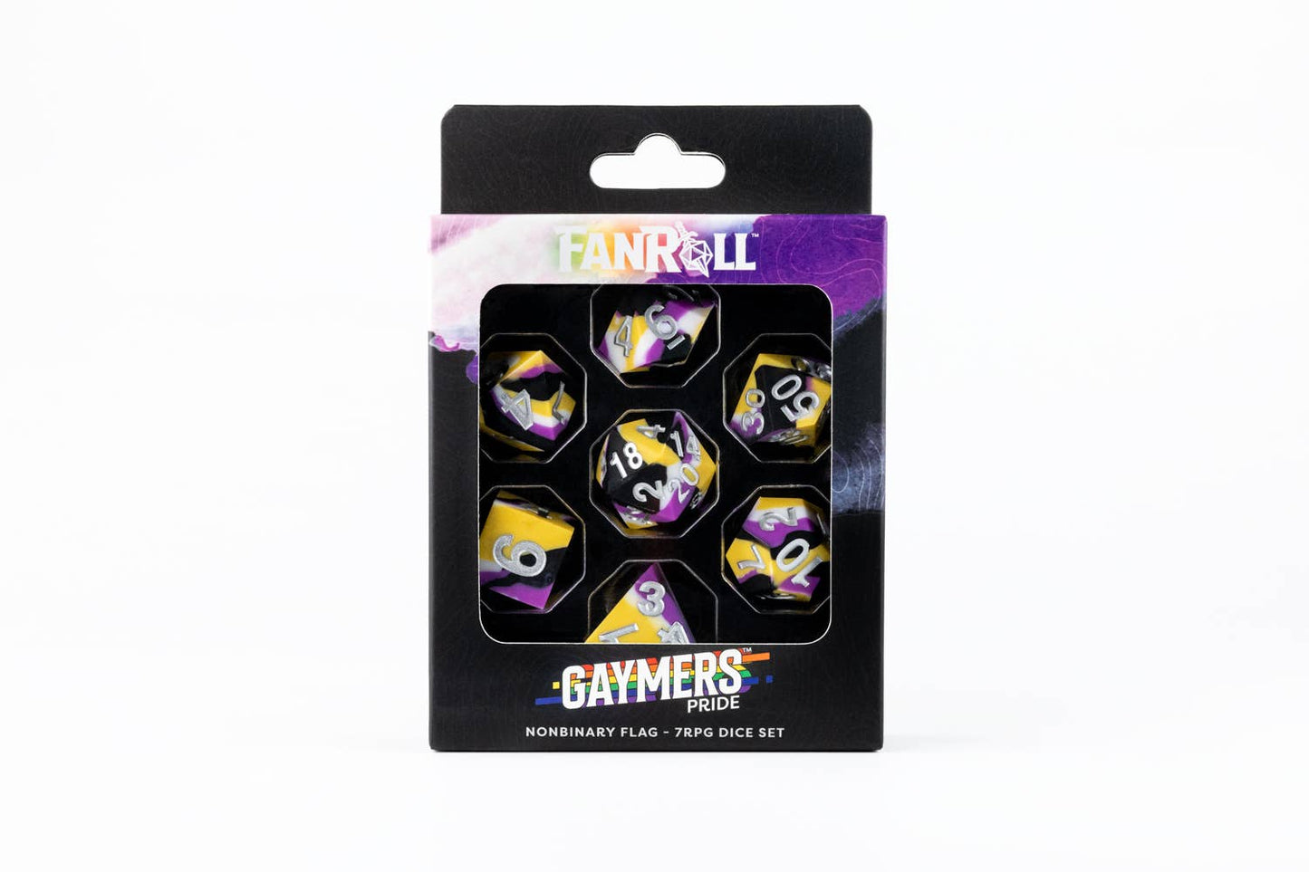 FanRoll by Metallic Dice Games - PRIDE Silicone Dice