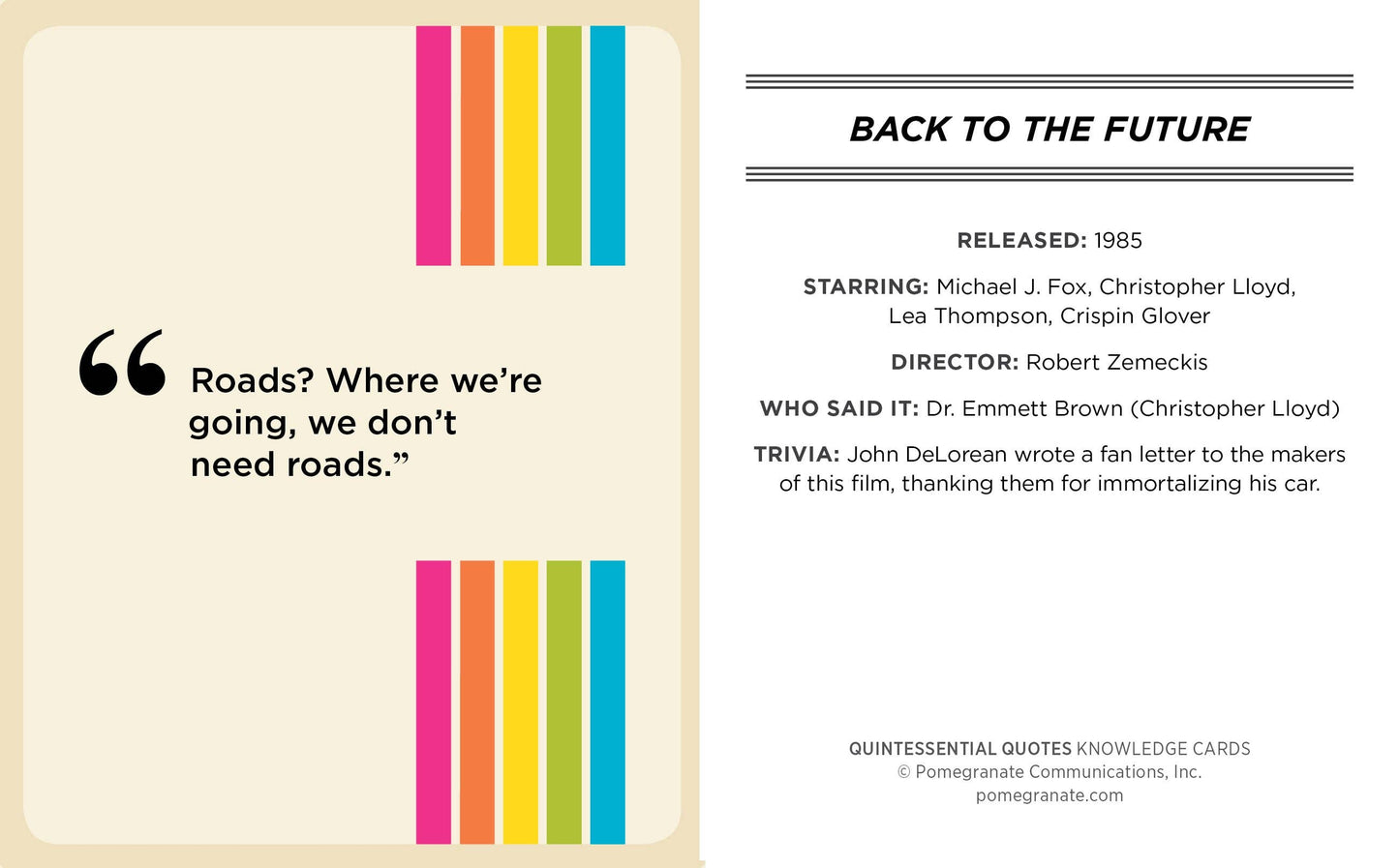 Pomegranate - Quintessential Quotes: A Quiz Deck on Movies of the ’80s, ’90s & 2000s