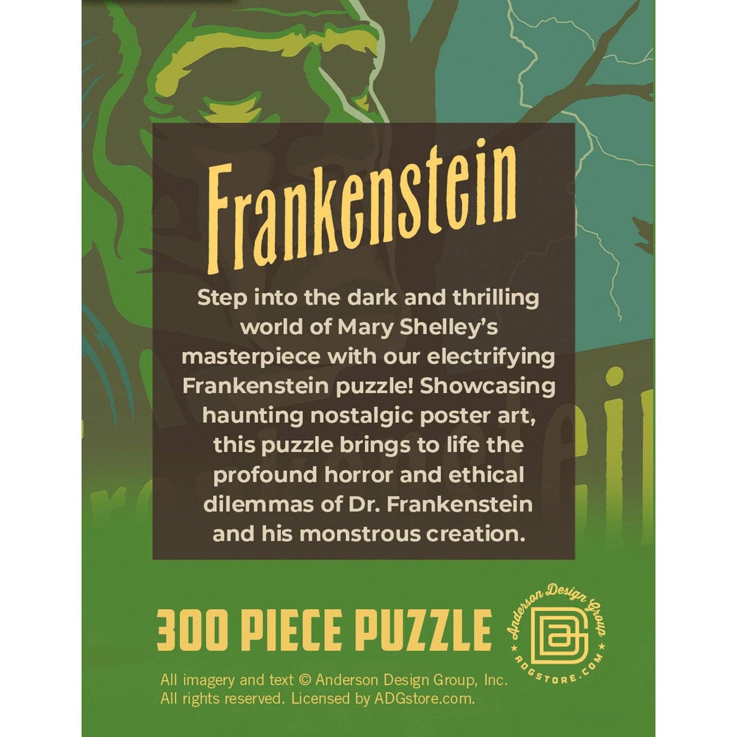Masterpieces Puzzles - Frankenstein 300 Piece Jigsaw Puzzle