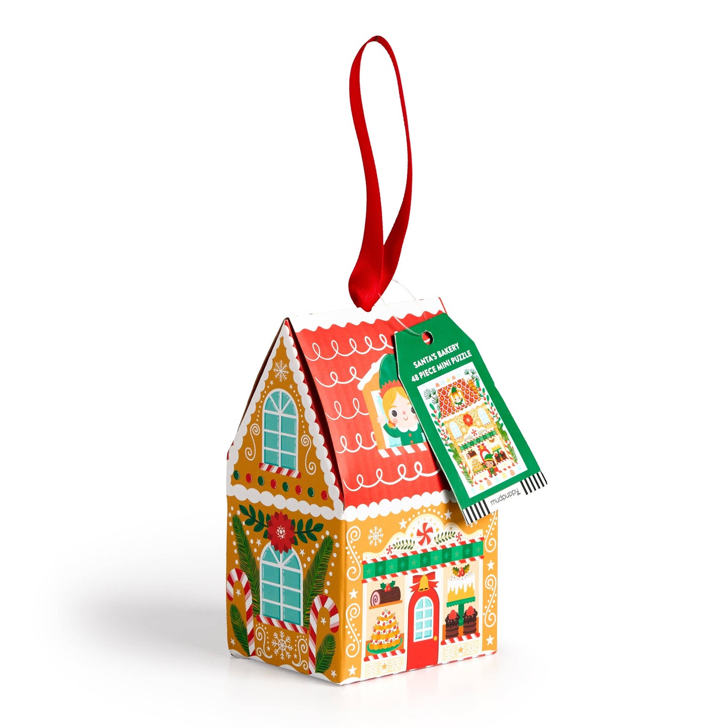 Chronicle Books - Santa's Bakery 48 Piece Mini Puzzle Ornament