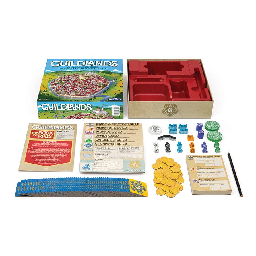 Outset Games and Cobble Hill Puzzles - Guildlands Board Game