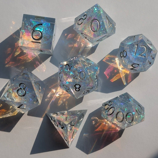 EBONWOOD - Sylvan Aurora 7-Piece Polyhedral Dice Set