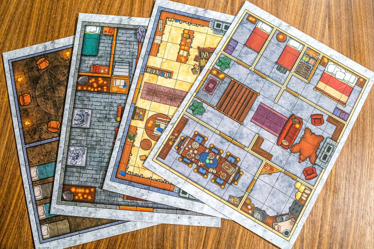 1985 Games - Dungeon Craft – Realm's Edge Book 2D Terrain for DnD