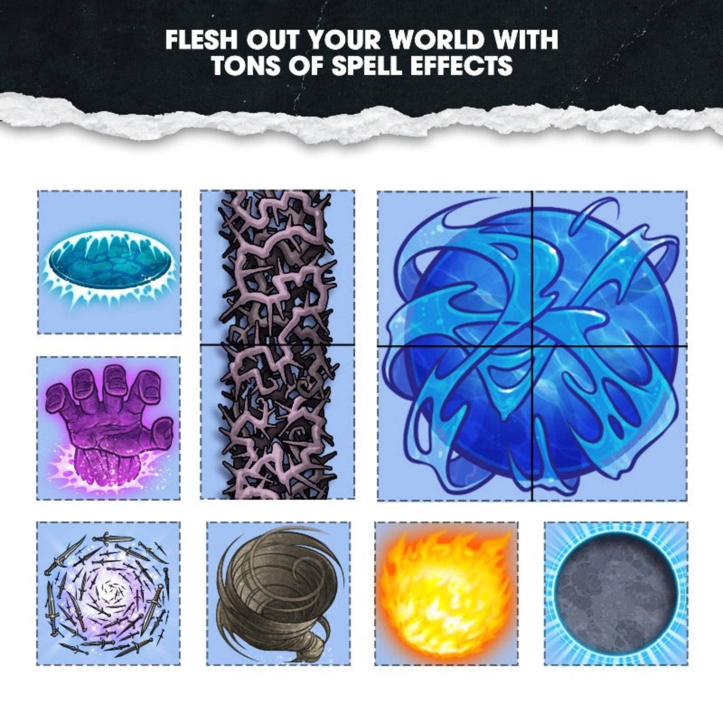 1985 Games - Dungeon Craft – Realm's Edge Book 2D Terrain for DnD