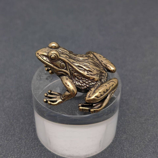 Mio Queena - Vintage Brass Frog Desktop Ornaments Decorations